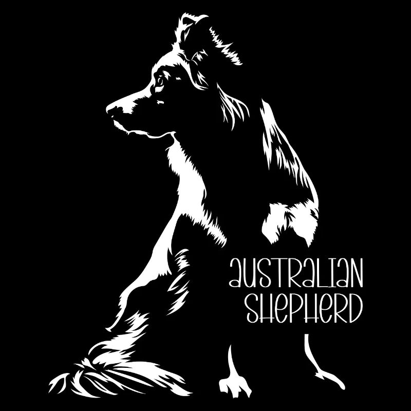 Australian Shepherd Silhouette Aussie Wilsigns