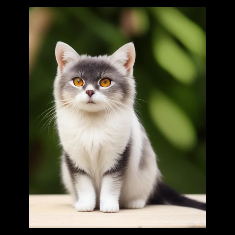Chat persan blanc
