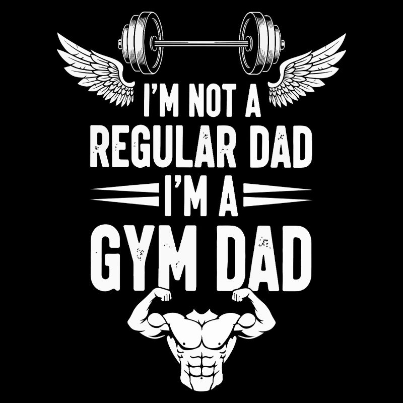 Conception de motivation pour papa de gym
