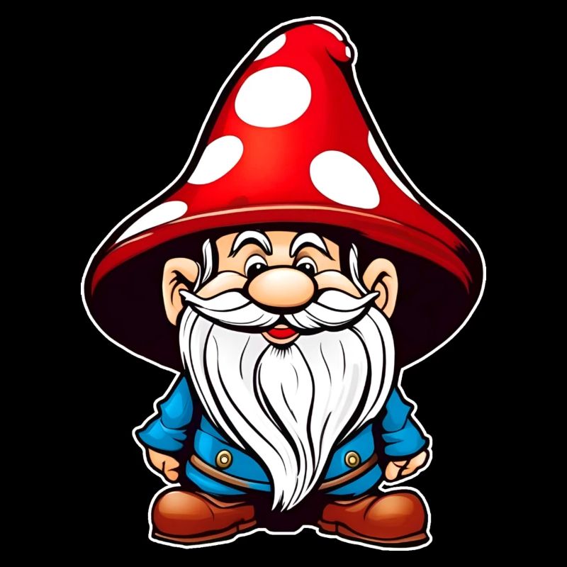 Cute Toadstool Leprechaun