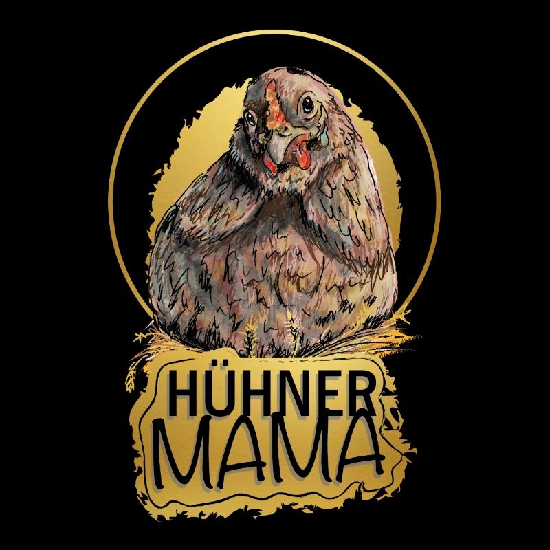 Hühner Mama