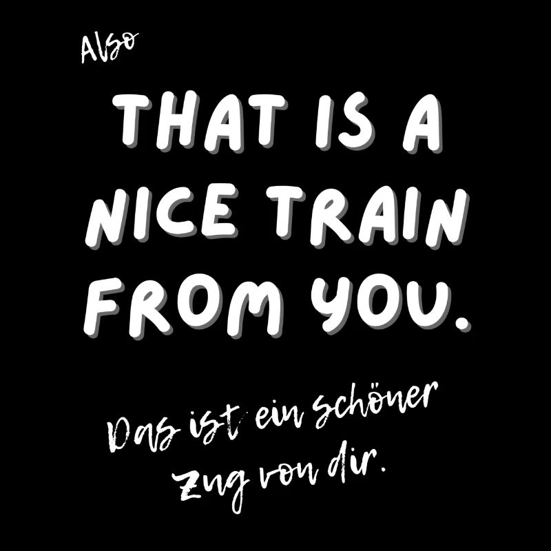 Das ist ein schöner Zug von dir.