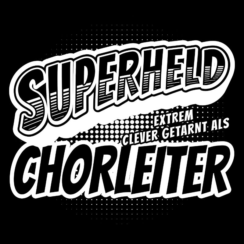 Superheld, clever getarnt als Chorleiter