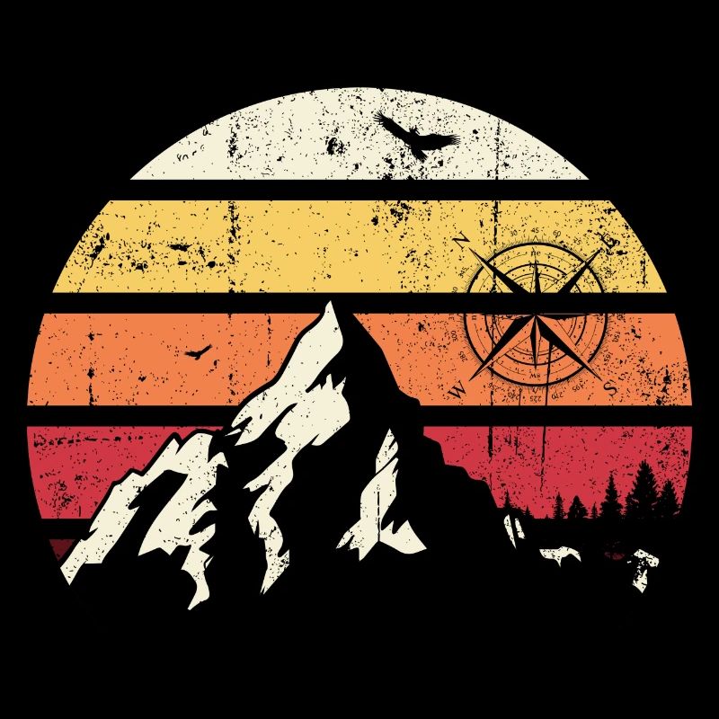 Alpine Sunset Kompass