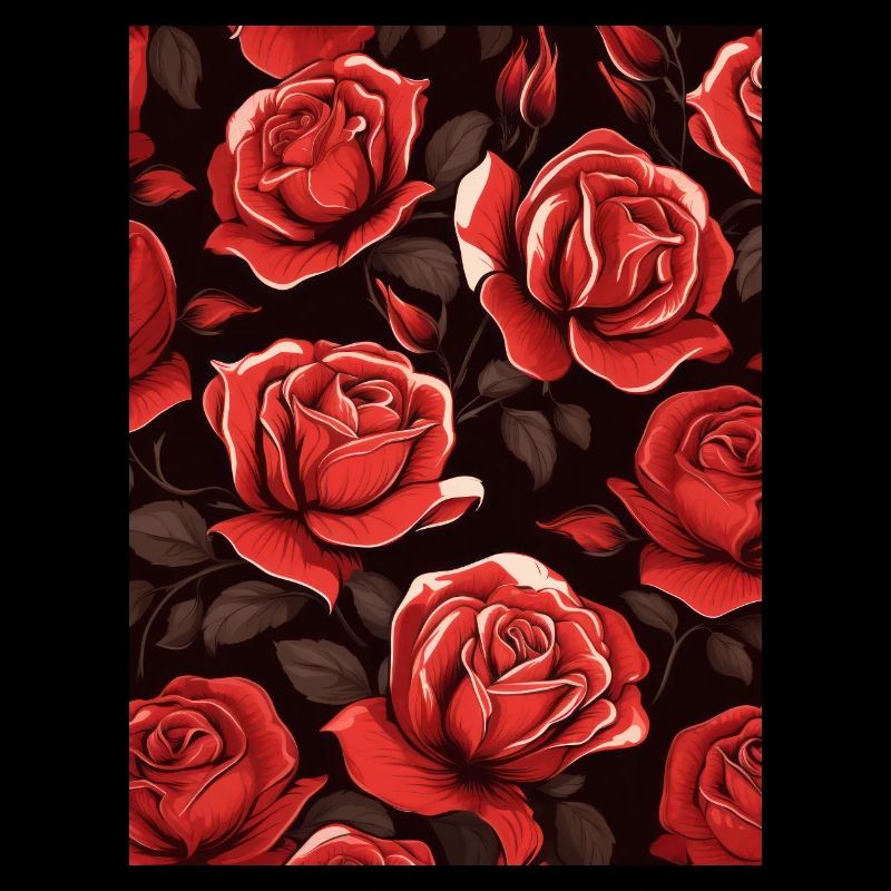 Motif de rose