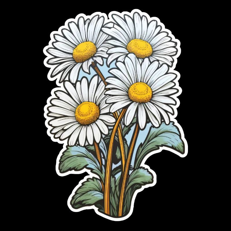 Gänseblümchen 4 Blüten