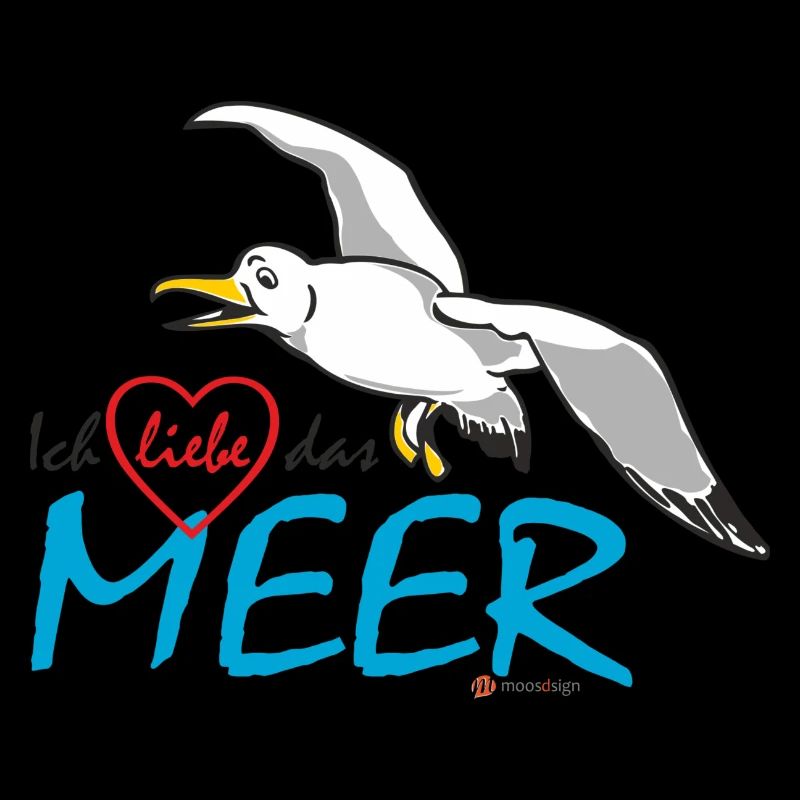 Möwe, Ich liebe das Meer