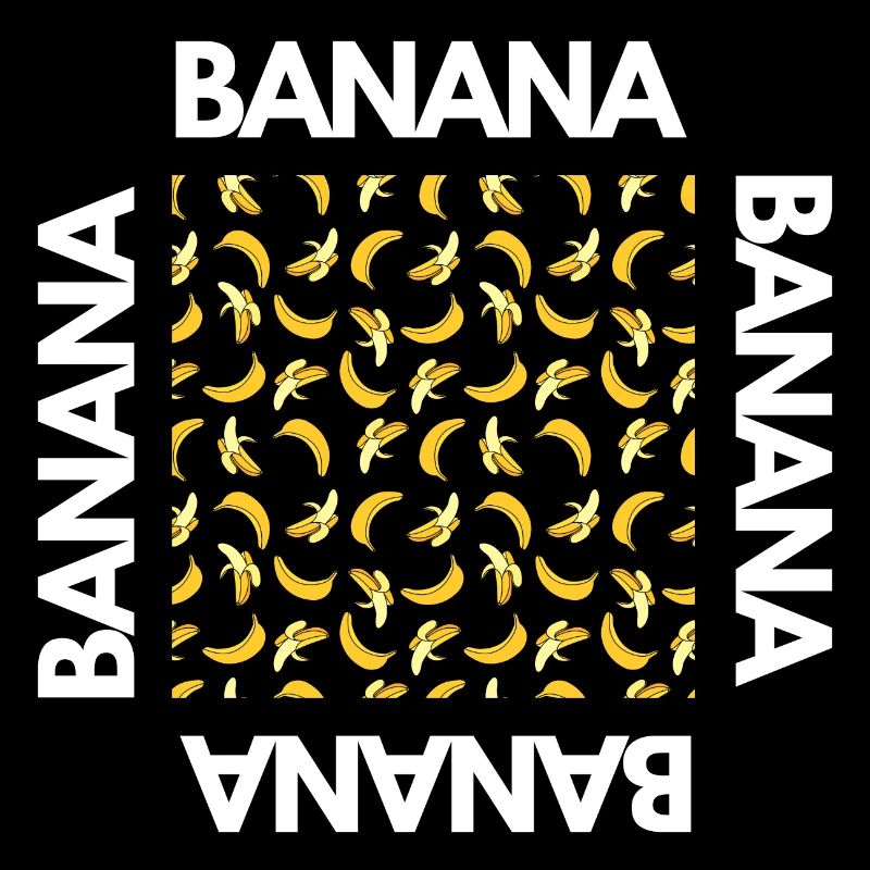Bananen Muster Mode Geschenkidee Banane Split
