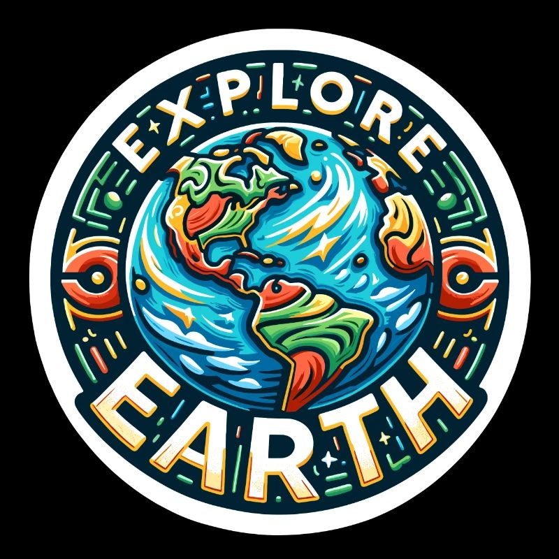 Explore Earth - Earth Illustration