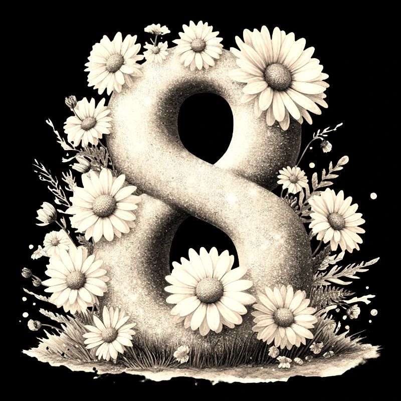 Nr. 8 eit digitale Hintergrundnummer Vektorzeichen Tal