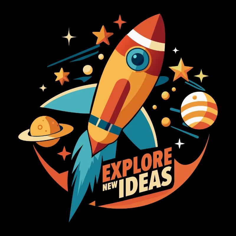 ROCKET. EXPLORE NEW IDEAS