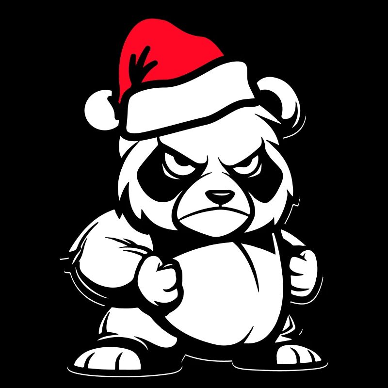 Bande dessinée de Noël Panda Bear
