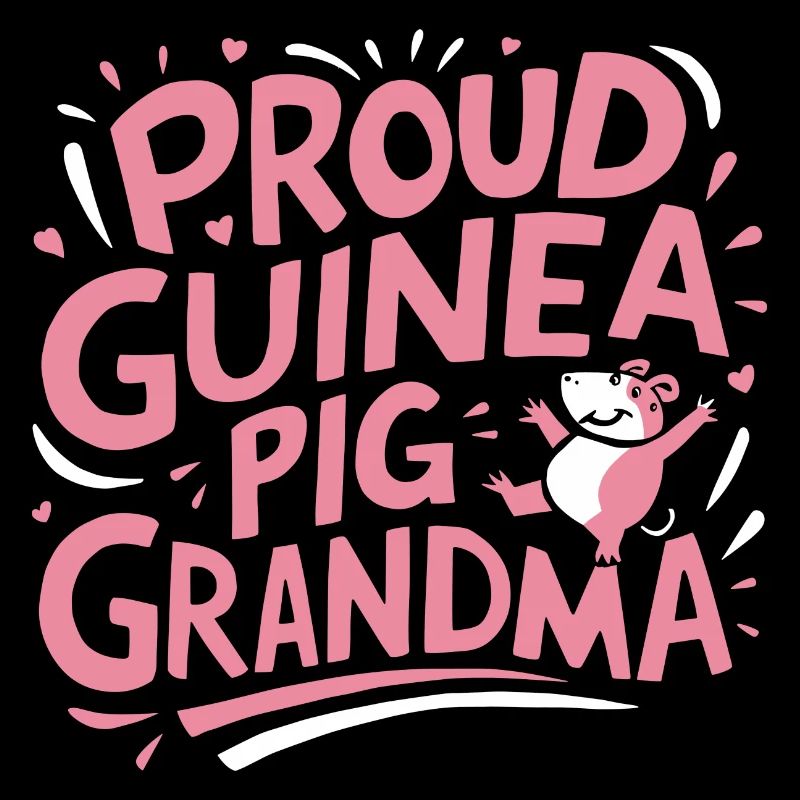 Fière grand-mère cochon d’Inde