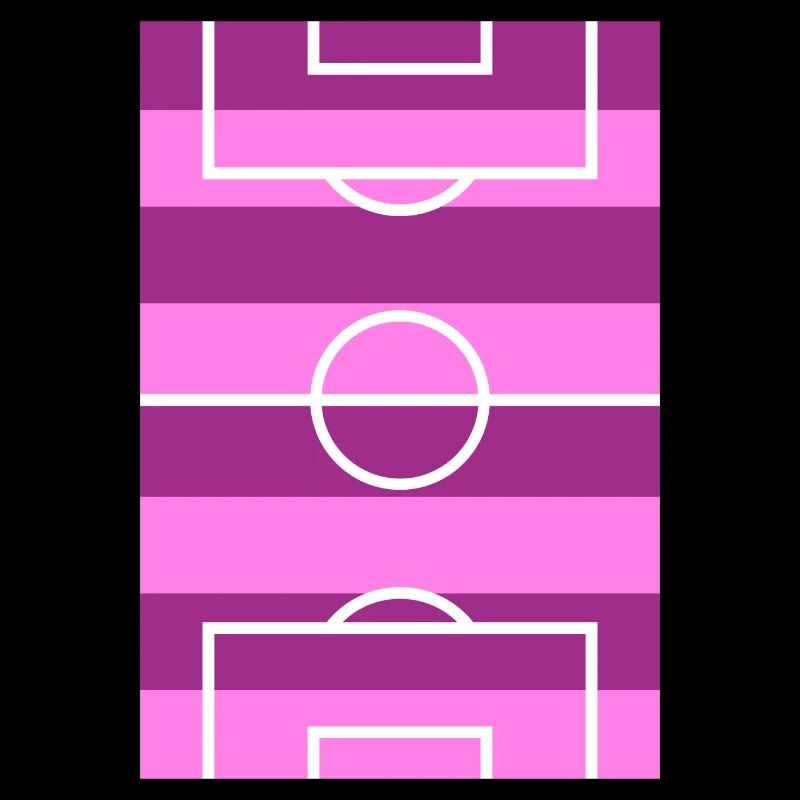 Soccer field pink