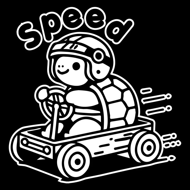 Turtle Racing une caisse à savon - Design « Speed »