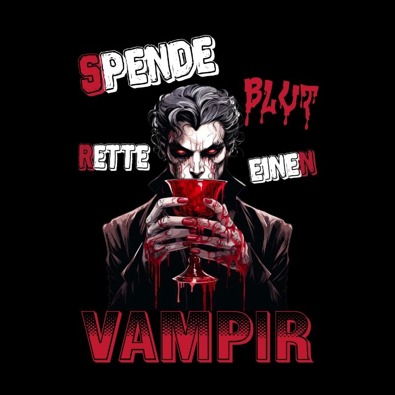 Donner du sang Sauvez une version comique vampire