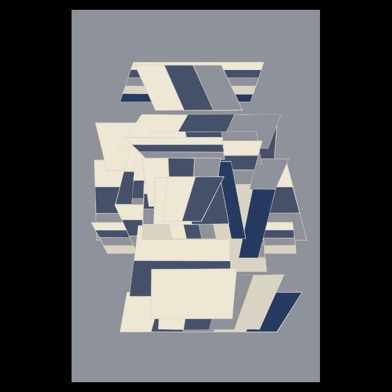 Robot guerrier bleu