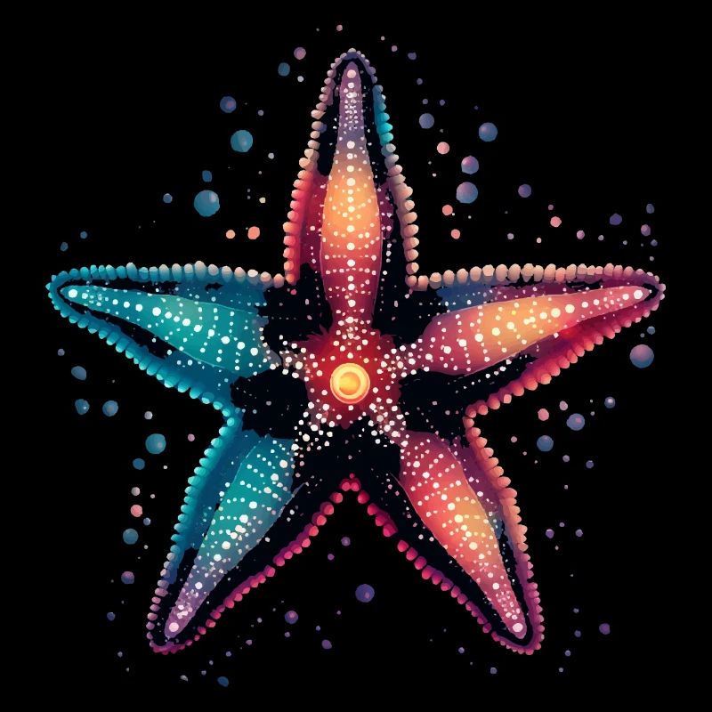 Étoile de mer pour les fans de créatures marines Idée cadeau vacances