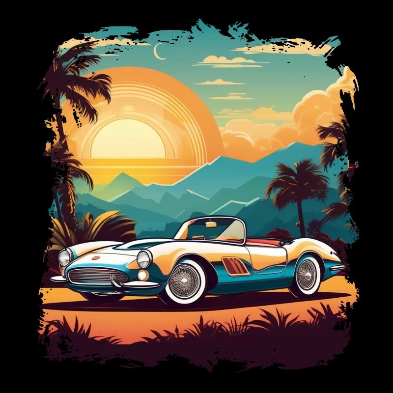 Oldtimer Sonnenuntergang