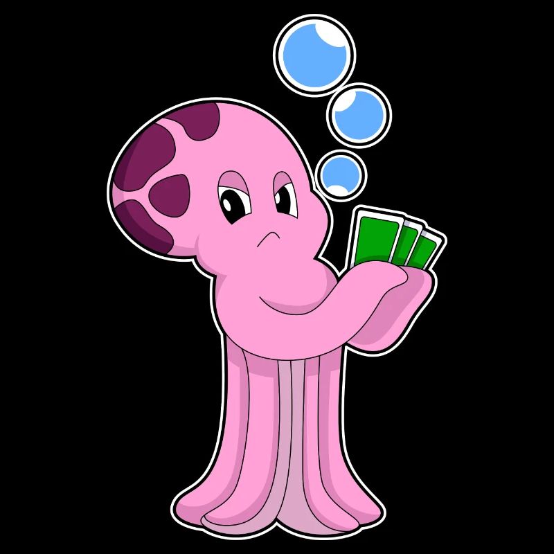 Krake Poker Pokerkarten