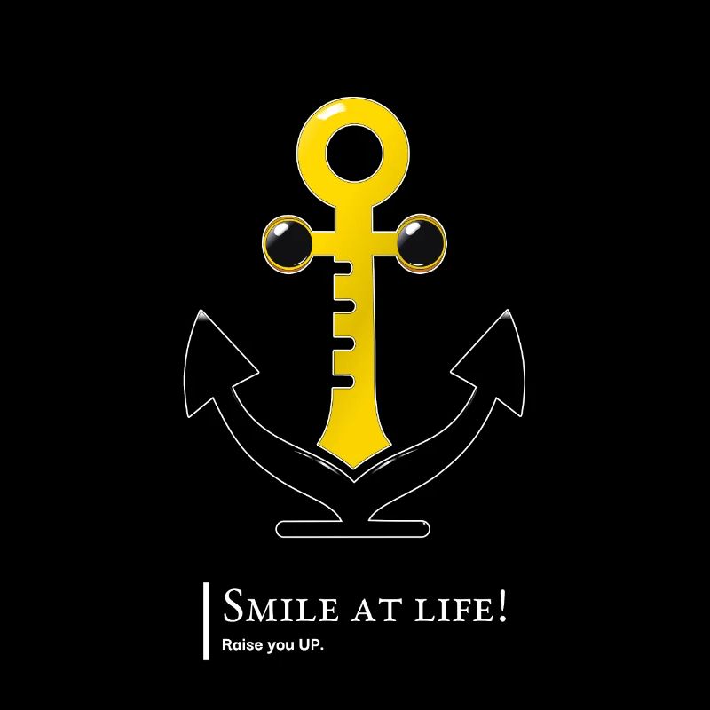 Smiling anchor, humor, personal development