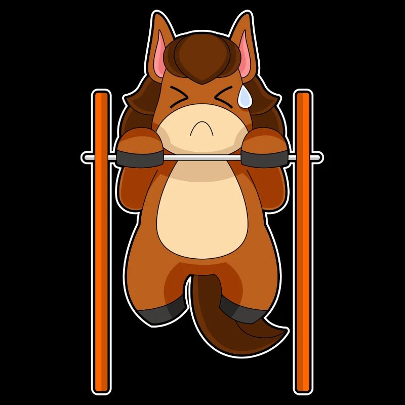 Horse Bodybuilding Pull-ups