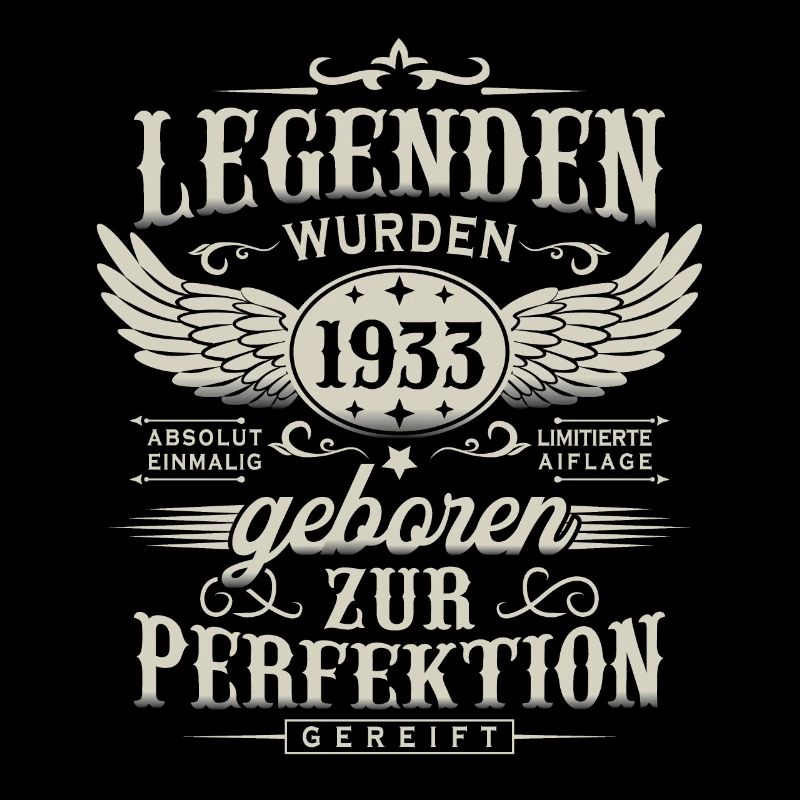 Legenden Wurden 1933 Geboren Geburtstag Geschenk