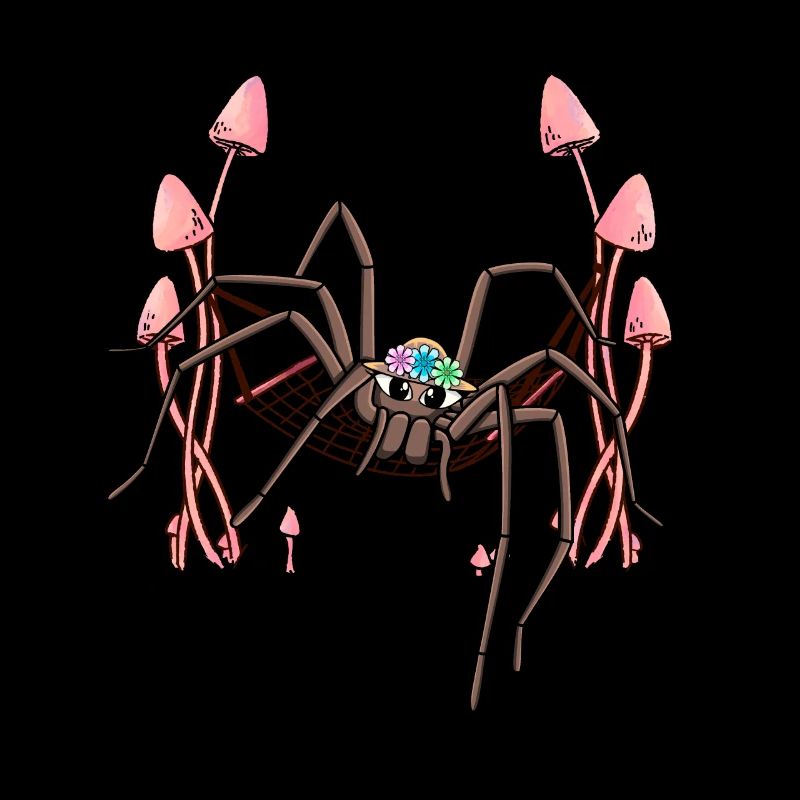 araignée filant hamac suspendu toile d’araignée