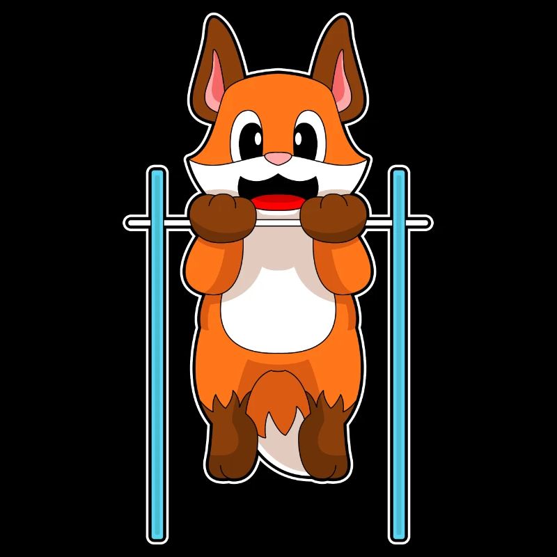 Fox Bodybuilder Tractions Musculation