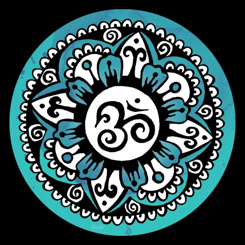 11 Mandala Om türkis frei