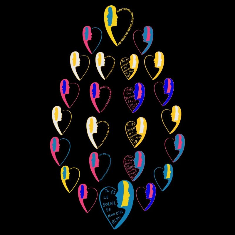 La pointe de la flèche de cupidon.