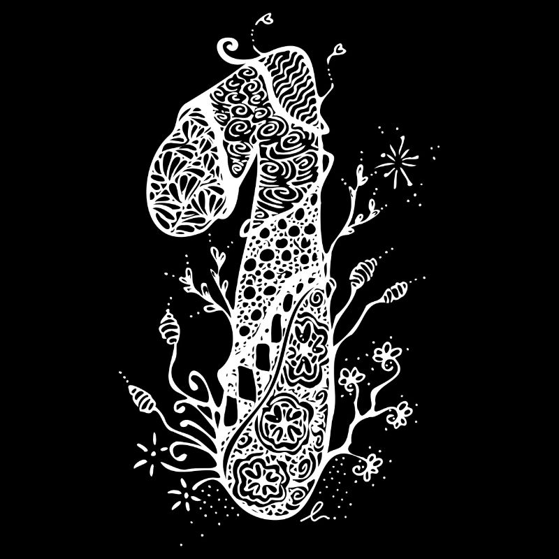1 Zentangle Blanc