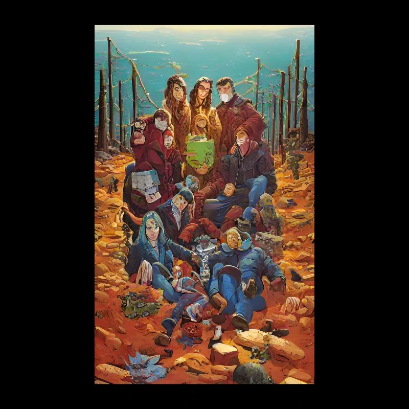 Étrange scène de pique-familial d’horreur