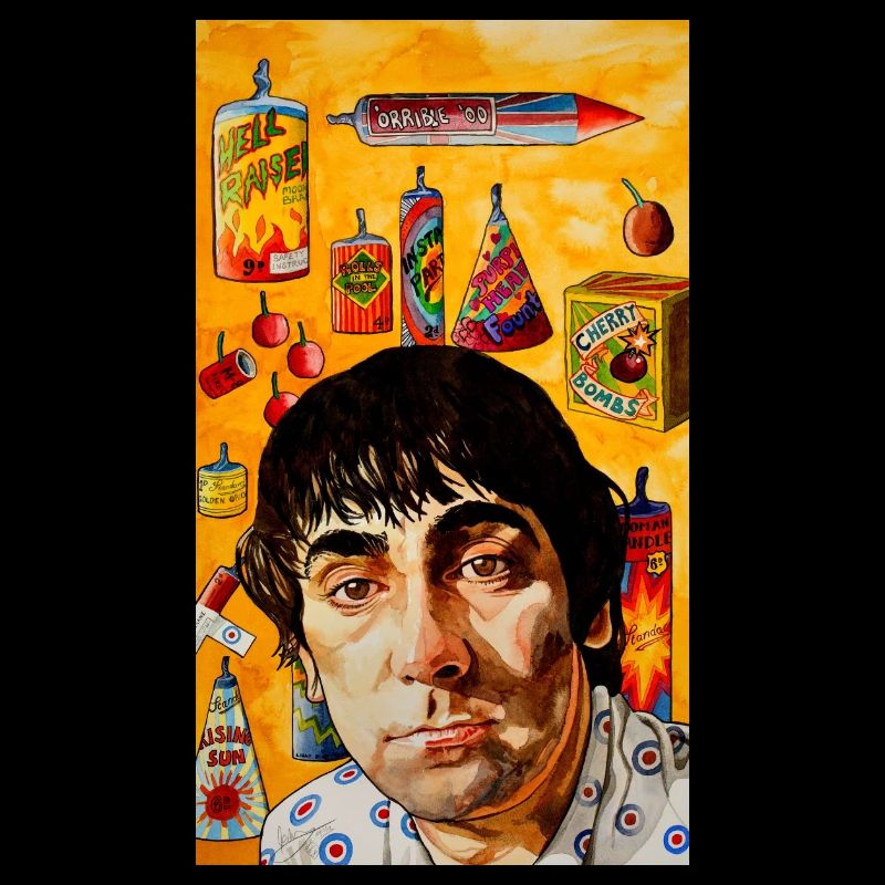 Hellblaues Touchpaper