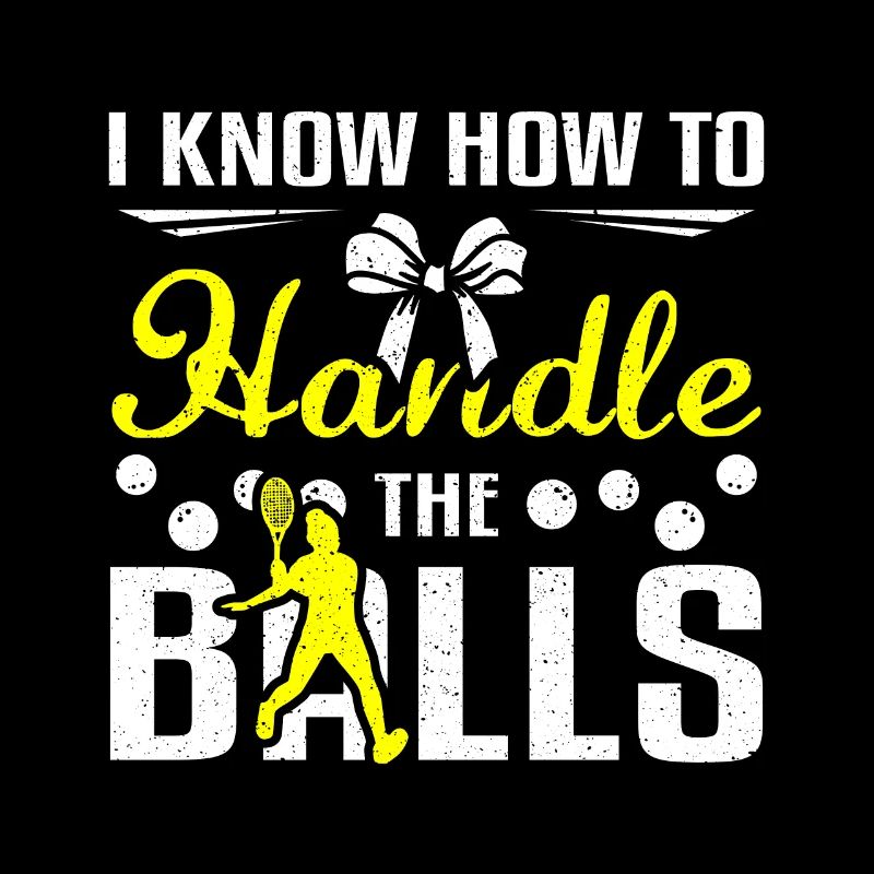 I know how to handle the balls, funny Squash game