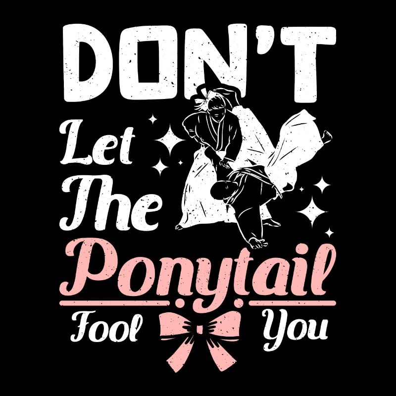 Fille d’aïkido ne vous laissez pas tromper par la queue de cheval