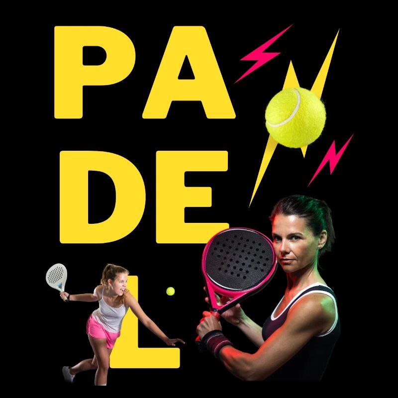 JOUEUSE DE PADEL - JAUNE