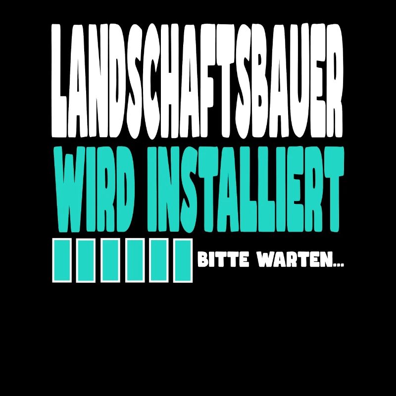 Landschaftsbauer wird installiert