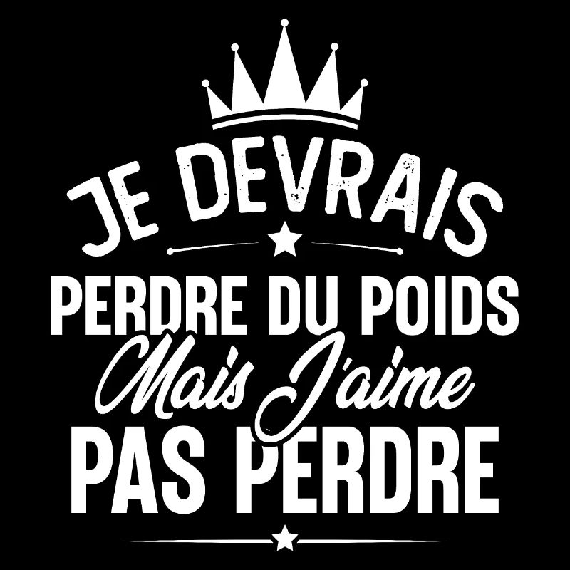Je devrais perdre du poids mais j'aime pas perdre