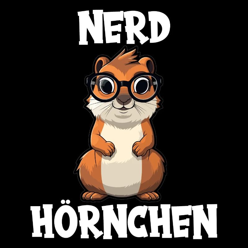 Nerdhörnchen Junge Jungen Erdhörnchen Nerdy Nerd