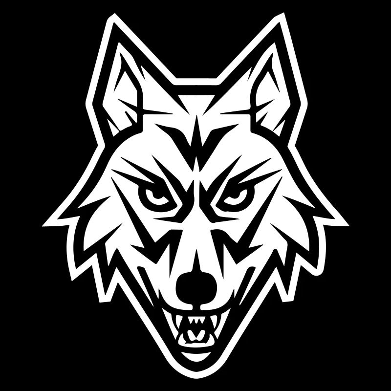 Wolf Tier Kopf