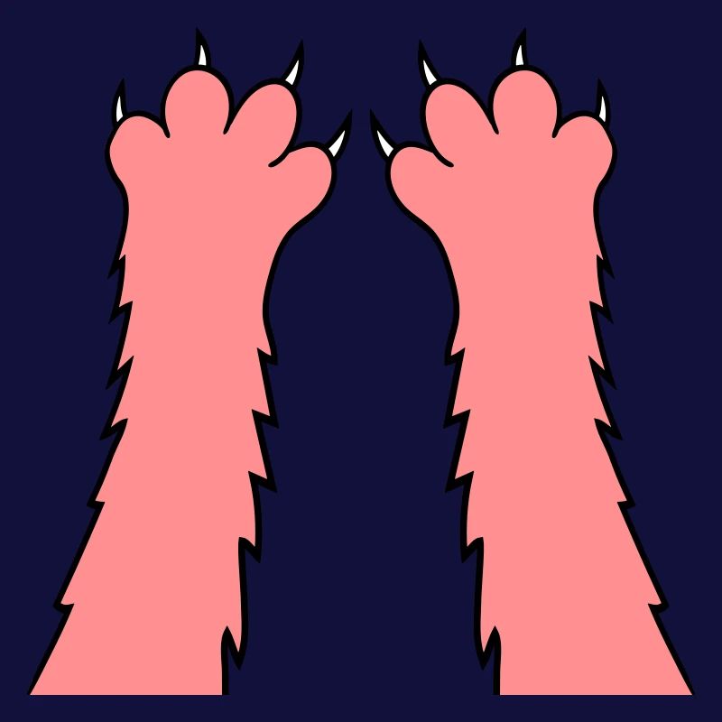 Cats, claws, paws, paws, sharp claws, scratching