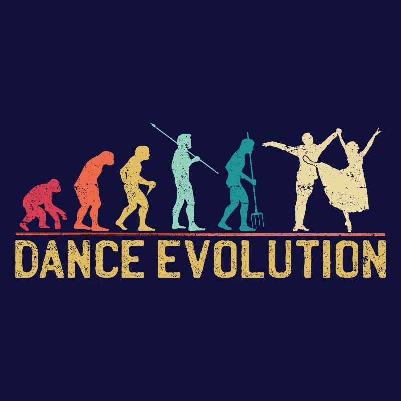 Dance Evolution Silhouette Design