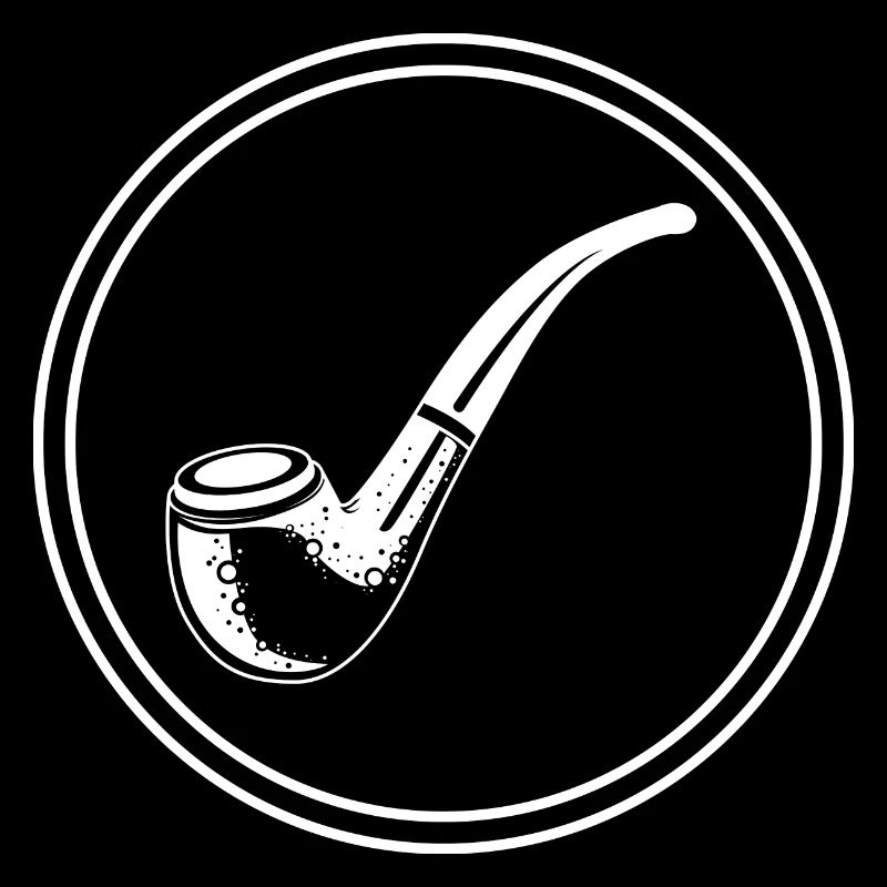 Smoking a pipe