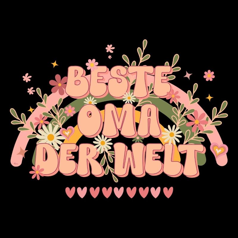 Großmuttertags-Geschenk beste Oma der Welt groovy