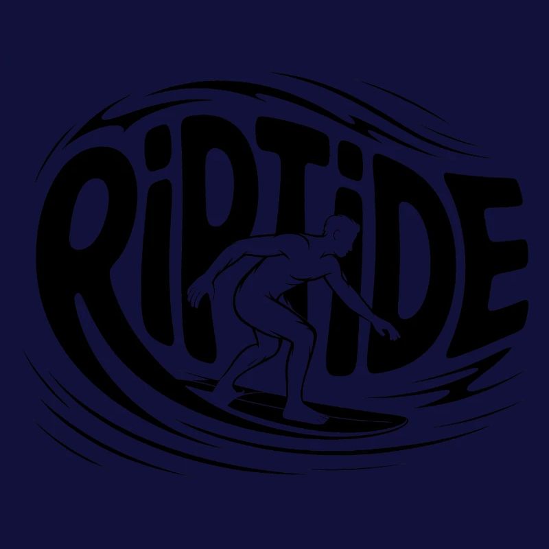 Riptide - Cooles Surfer-Logo