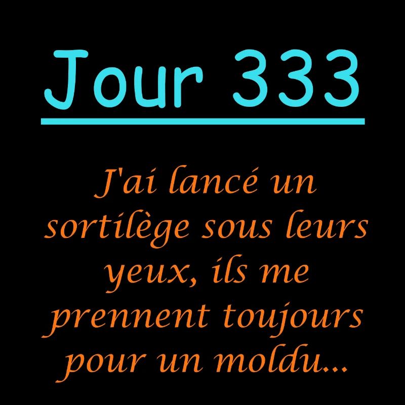 Jour 333 sortilège