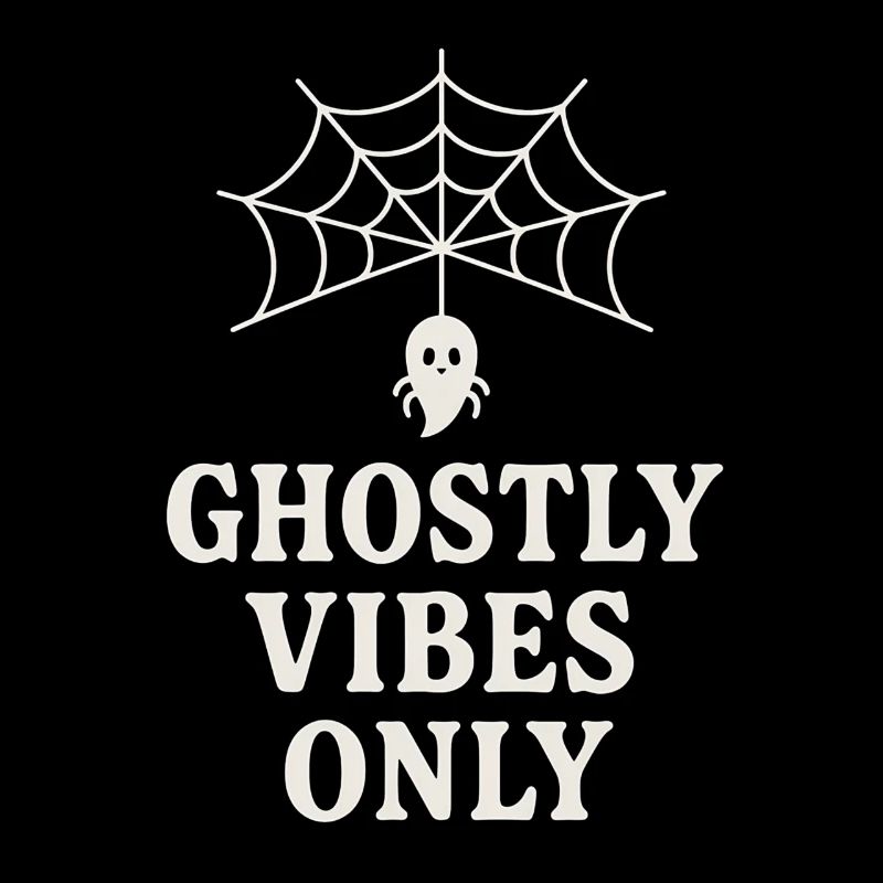 Geistlicher Spinnenweb-Print mit Geist