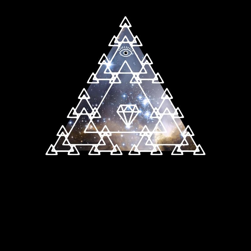 Illuminati Pyramide oeil univers Alien Nerd pc