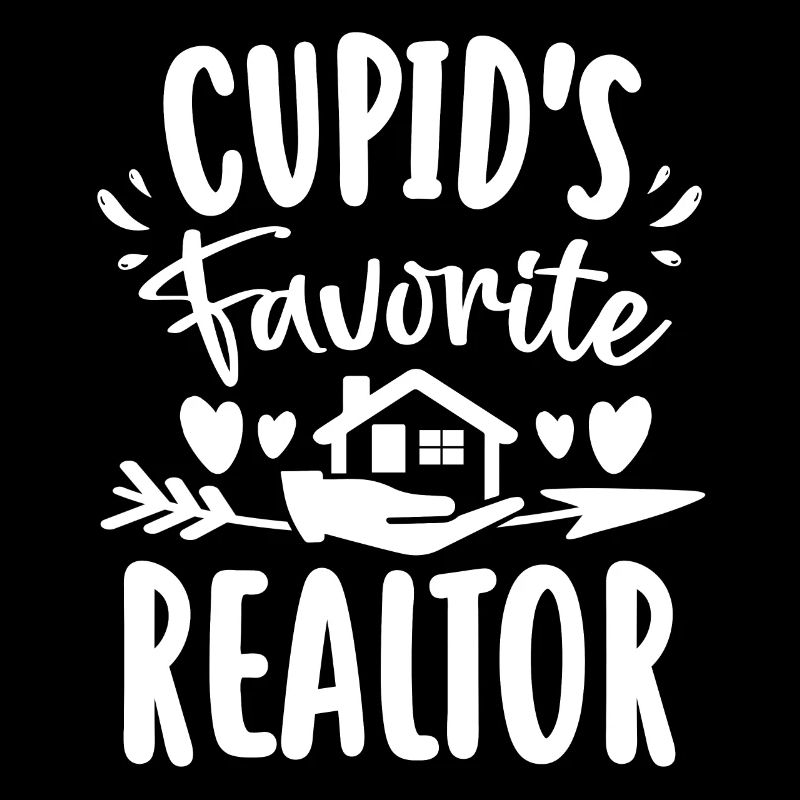 Joyeuse Saint-Valentin Cupidons Agent immobilier préféré enseigner